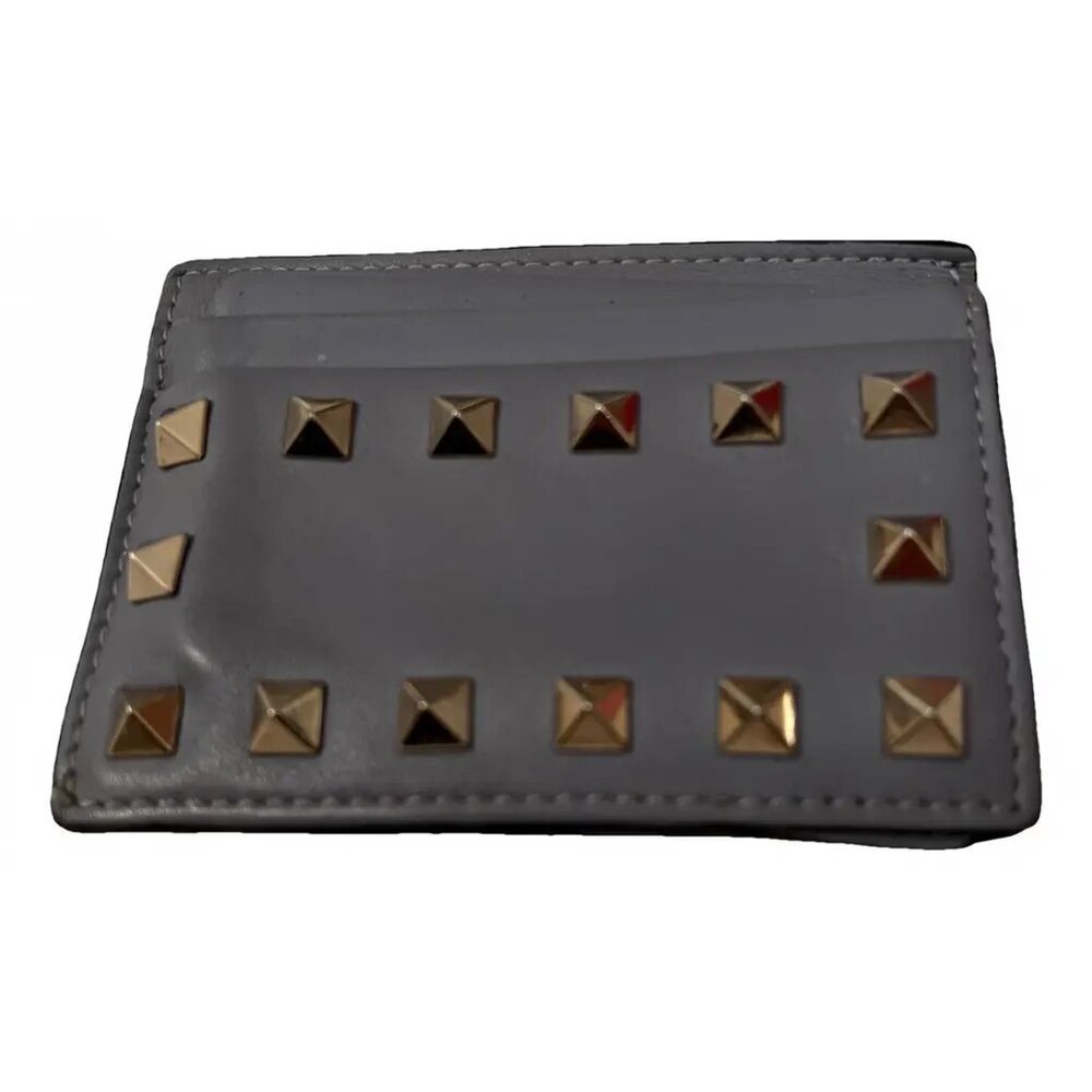 Valentino Rockstud credit card holder blue - Picture 2 of 8